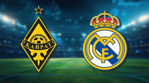Kairat Almaty vs Real Madrid UEFA Champions League