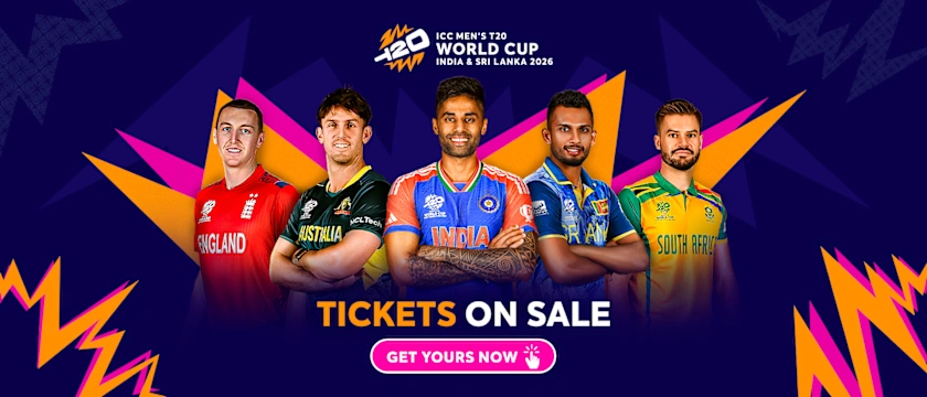 ICC T20 World Cup tickets are now live