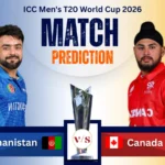 Afghanistan vs Canada Mens T20 World Cup 2026
