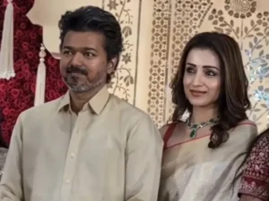 Thalapathy Vijay and Trisha Krishnan Rule the Spotlight at Star Studded Wedding Reception