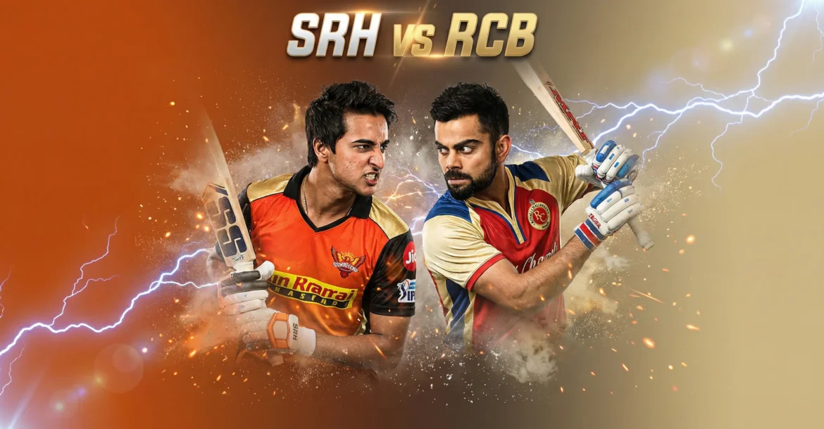 SRH vs RCB IPL 2026 match preview