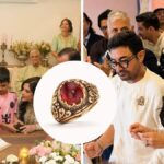 Aamir Khan and Gauri Spratt wedding ring